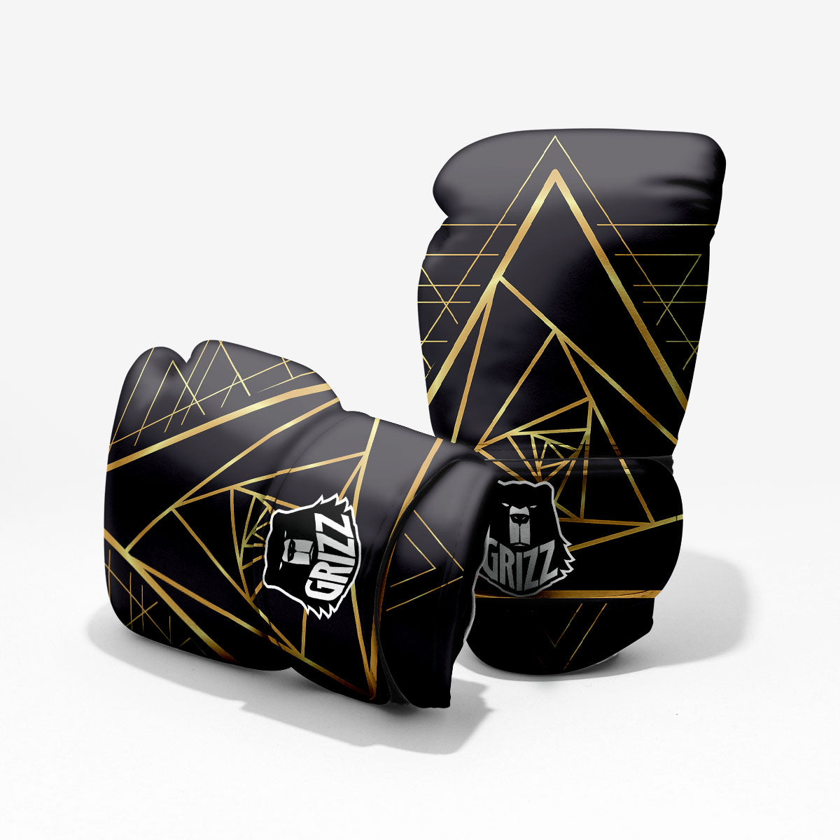 Pyramid Rose Print Pro Boxing Glove