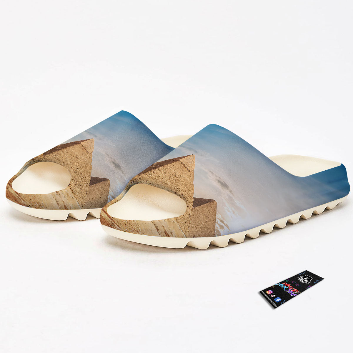 Pyramid Giza Print Sandals-grizzshop