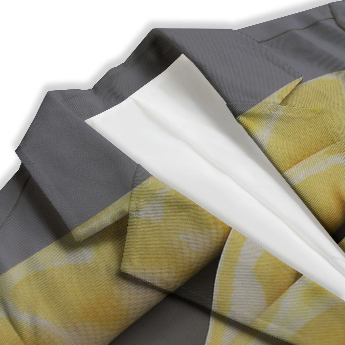 Python Snake Yellow And White Print Women's Blazer-grizzshop