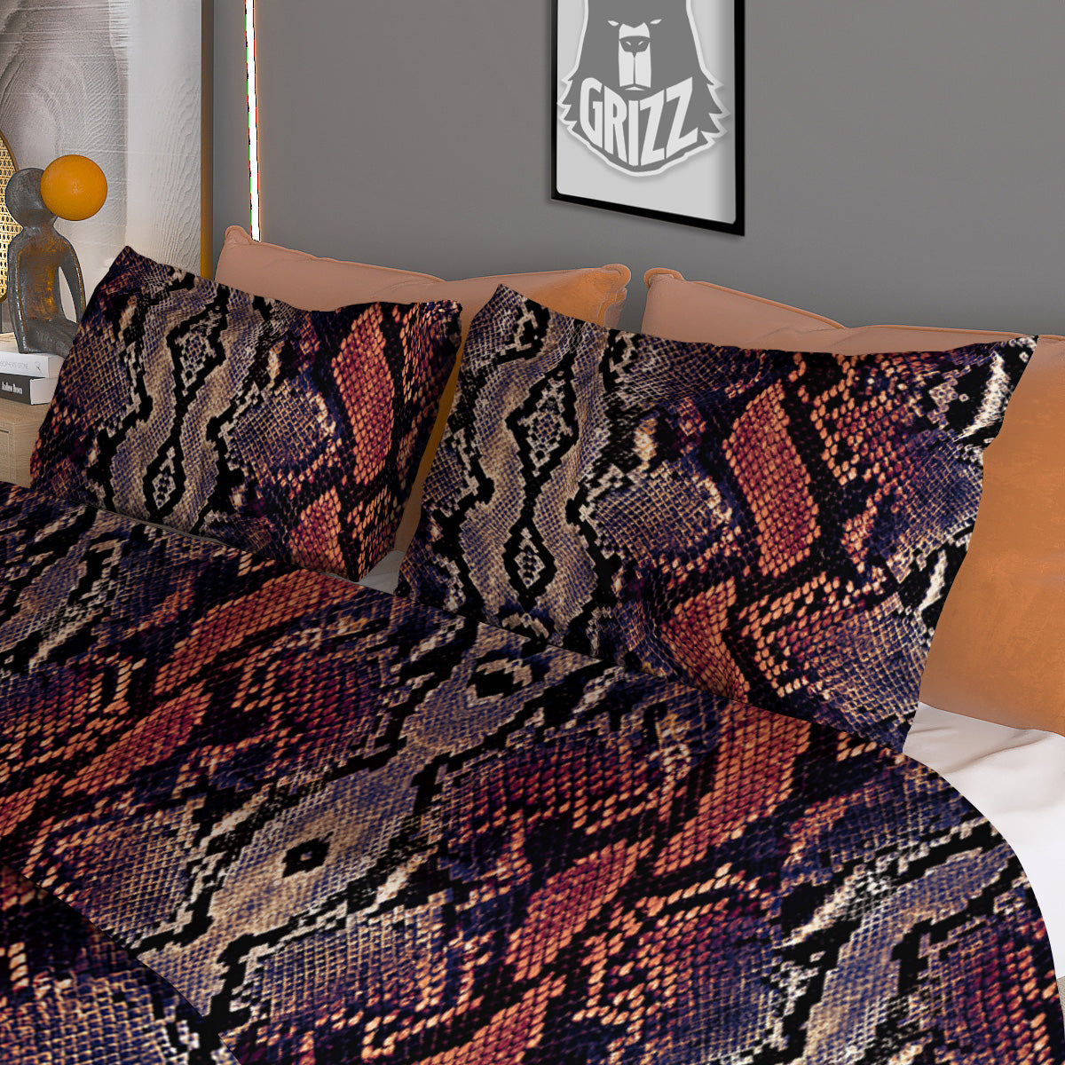Poker Chips Print Duvet Cover Bedding Set