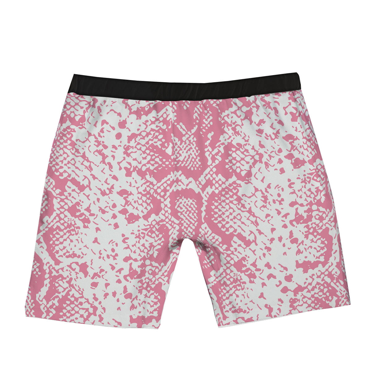 Python Snakeskin Pink Print Boxer Briefs-grizzshop