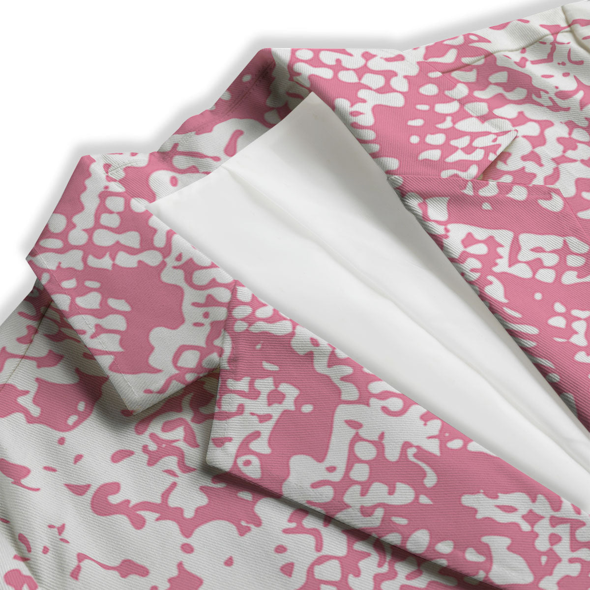 Python Snakeskin Pink Print Women's Blazer-grizzshop