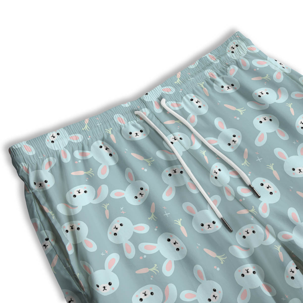 Rabbit And Carrot Print Pattern Men's Athletic Shorts