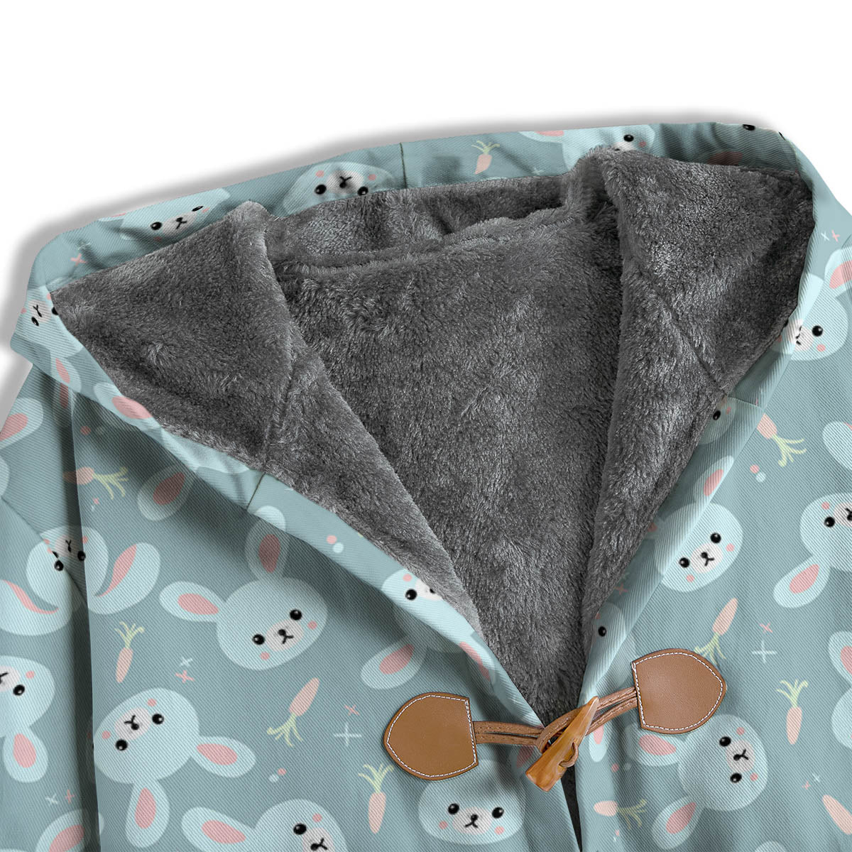 Rabbit And Carrot Print Pattern Men's Windbreaker Jacket-grizzshop