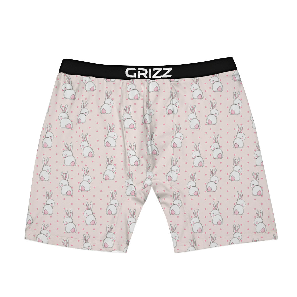 Rabbit Cartoon Print Pattern Boxer Briefs-grizzshop