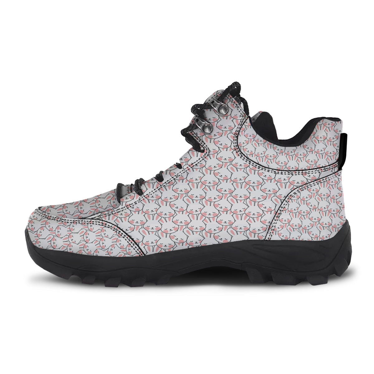 Rabbit Cute Print Pattern Hiking Shoes-grizzshop