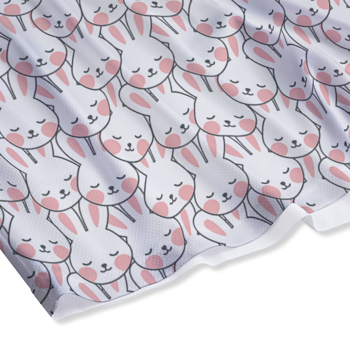 Rabbit Cute Print Pattern Mesh Shorts-grizzshop