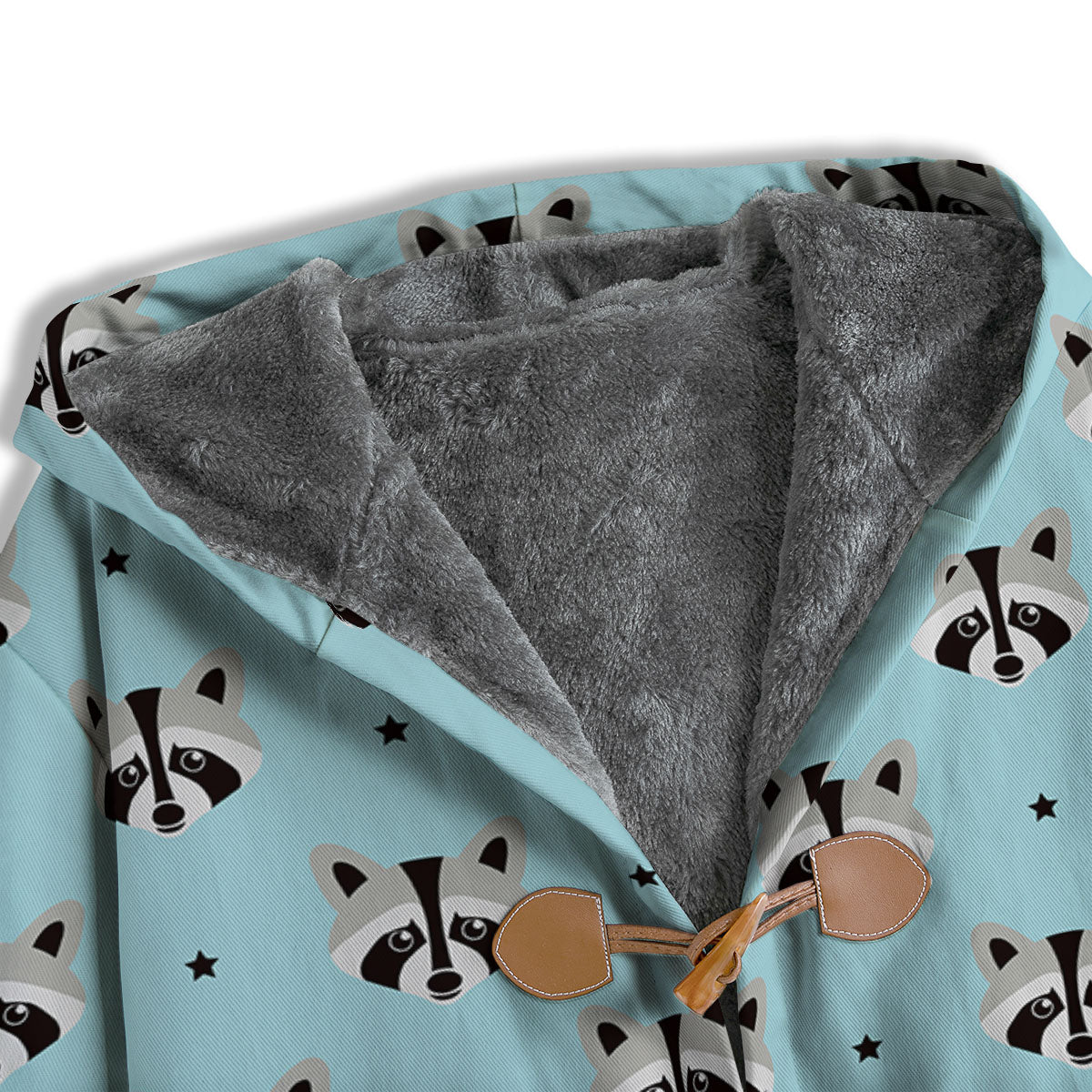 Raccoon Cartoon Print Pattern Men's Windbreaker Jacket-grizzshop