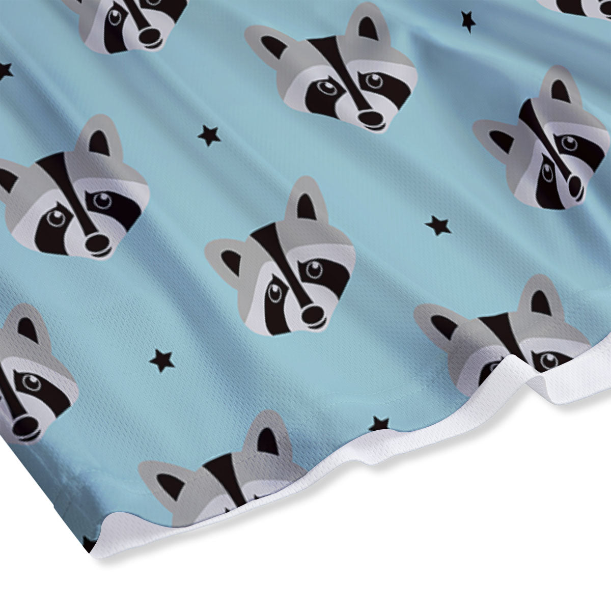 Polka Dot Grey And White Print Pattern Mesh Shorts