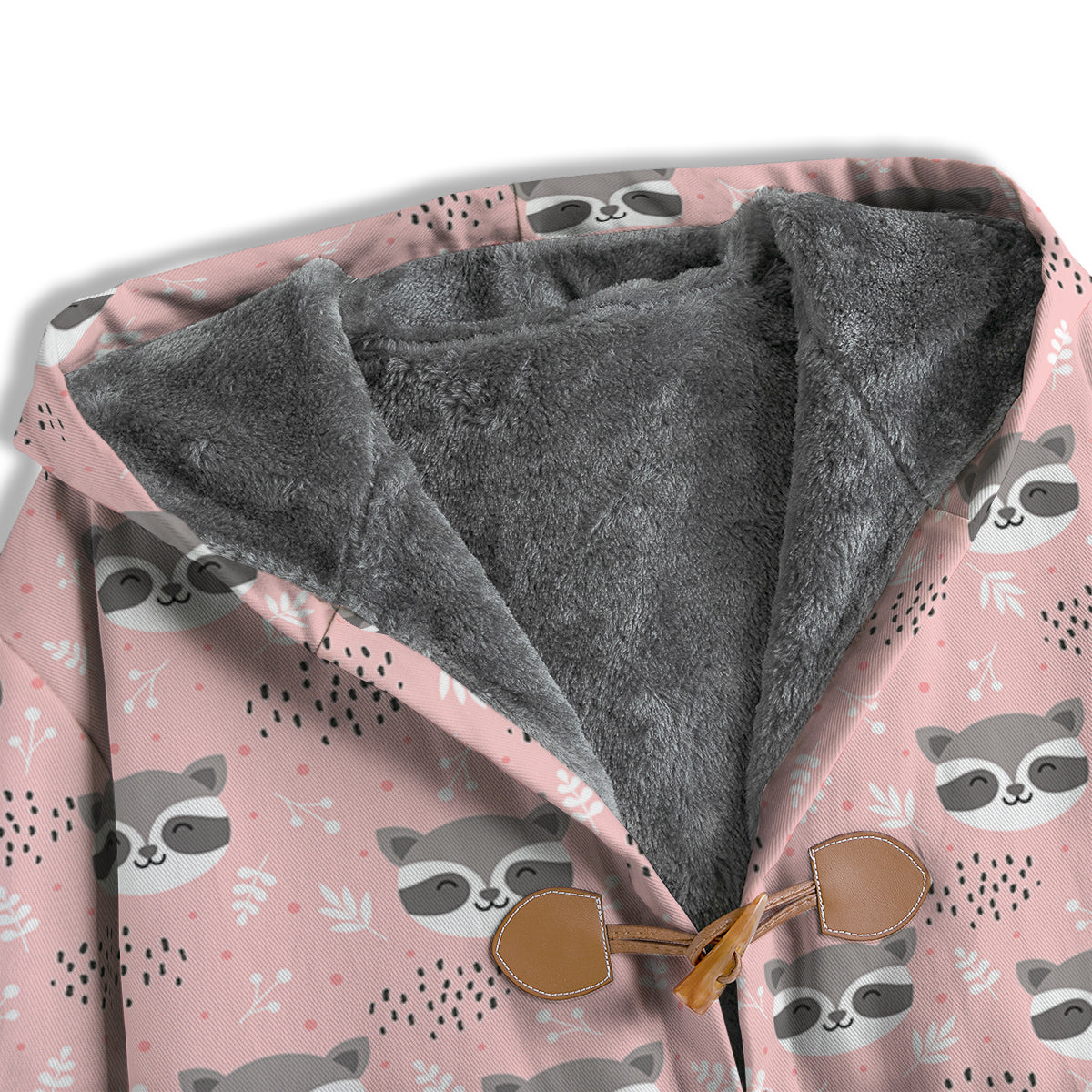 Raccoon Cute Print Pattern Men's Windbreaker Jacket-grizzshop