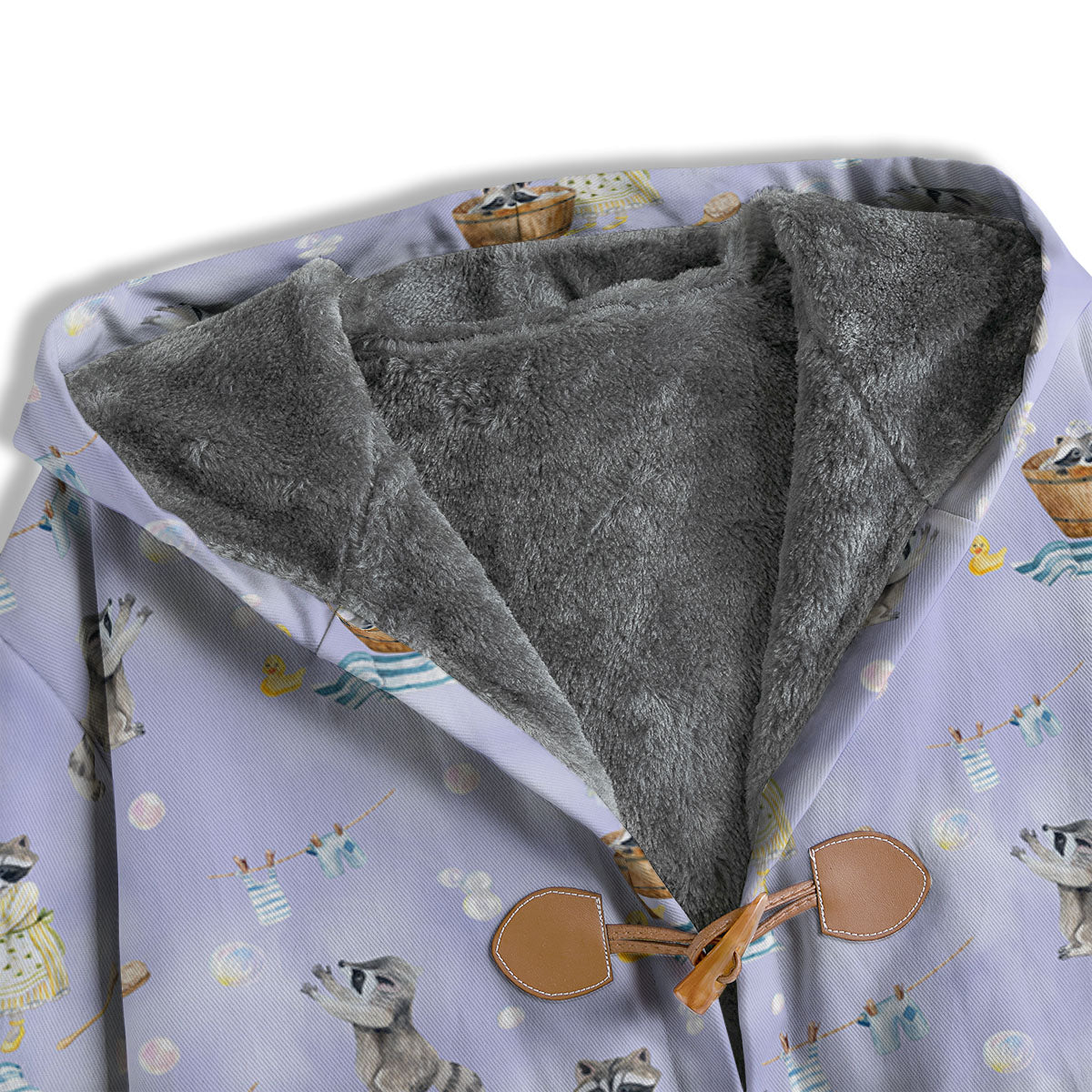 Raccoon Watercolor Print Pattern Men's Windbreaker Jacket-grizzshop