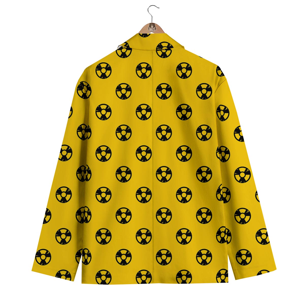 Radiation Pattern Print Men's Blazer-grizzshop