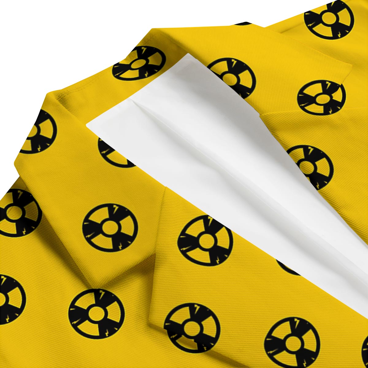 Radiation Pattern Print Men's Blazer-grizzshop