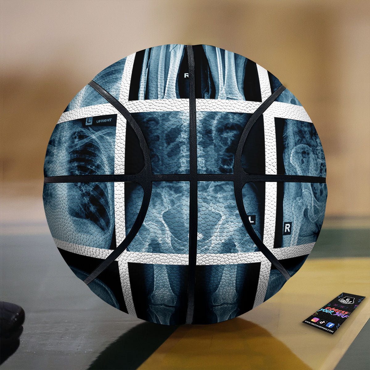 Radiology X-Ray Film Print Muay Thai Boxing Shorts