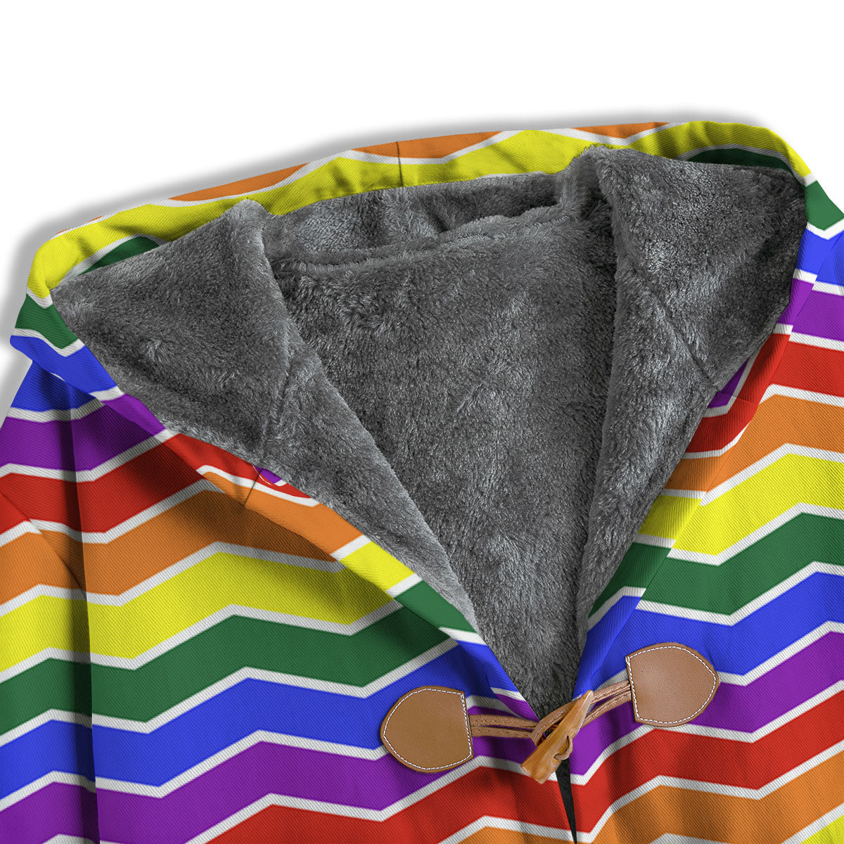 Rainbow Chevron LGBT Pride Print Pattern Men's Windbreaker Jacket-grizzshop