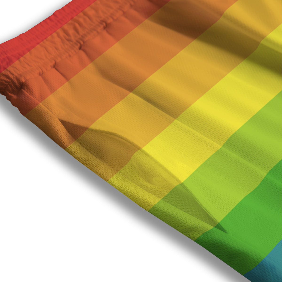 Rainbow Flag LGBT Pride Print Mesh Shorts