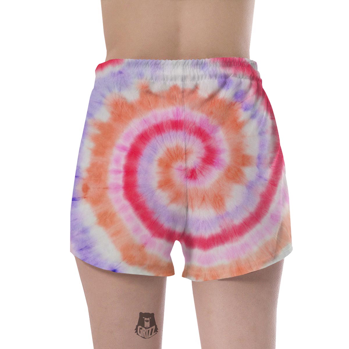 Rainbow Hippie Tie Dye Women's Shorts-grizzshop