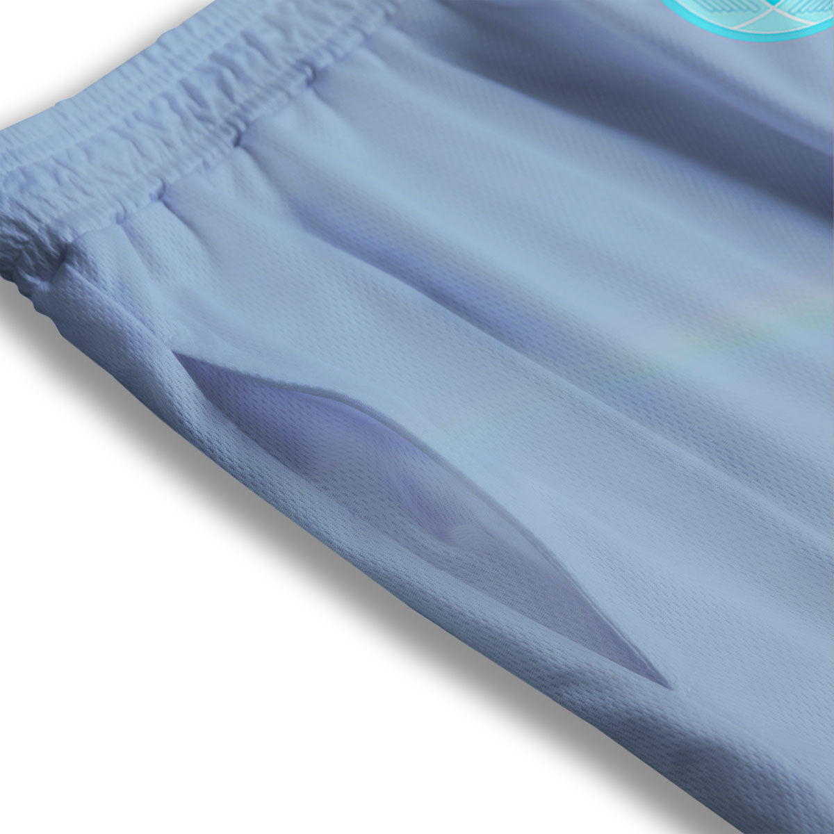 Rainbow Of Life Seven Chakras Print Mesh Shorts