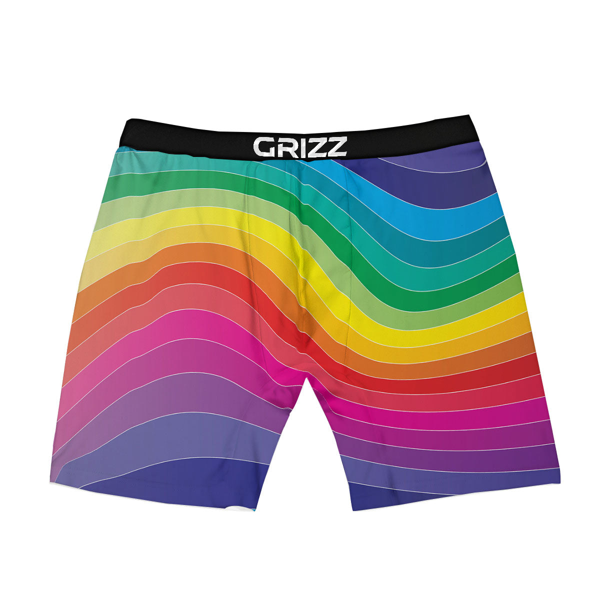 Rainbow Print Boxer Briefs-grizzshop
