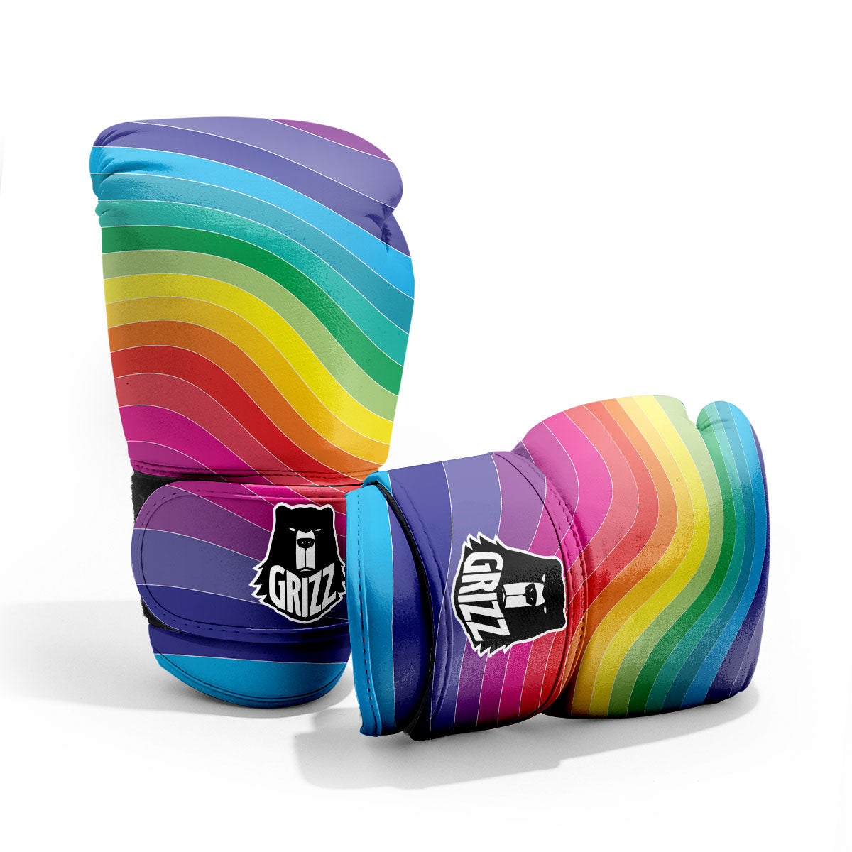 Rainbow Print Pro Boxing Glove