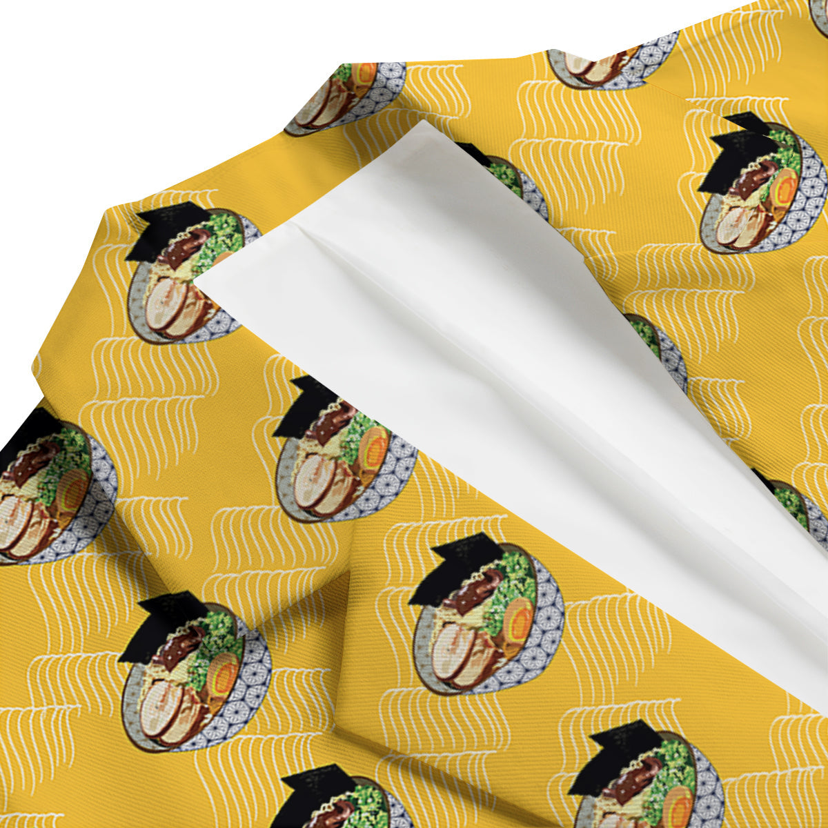 Ramen Print Pattern Men's Blazer-grizzshop