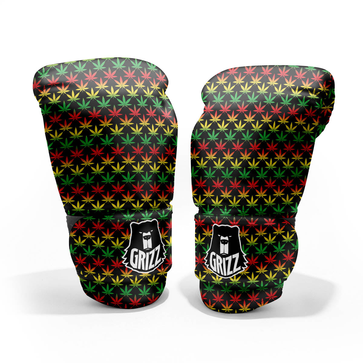 Rasta Cannabis Print Pattern Pro Boxing Glove