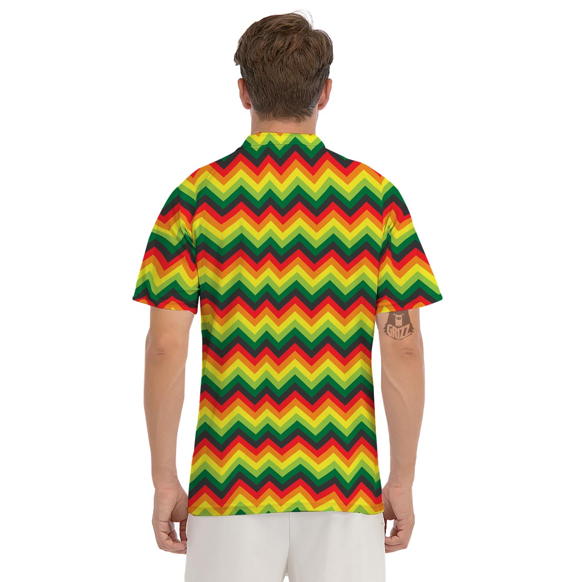 Rasta Jamaica Reggae Men's Golf Shirts-grizzshop