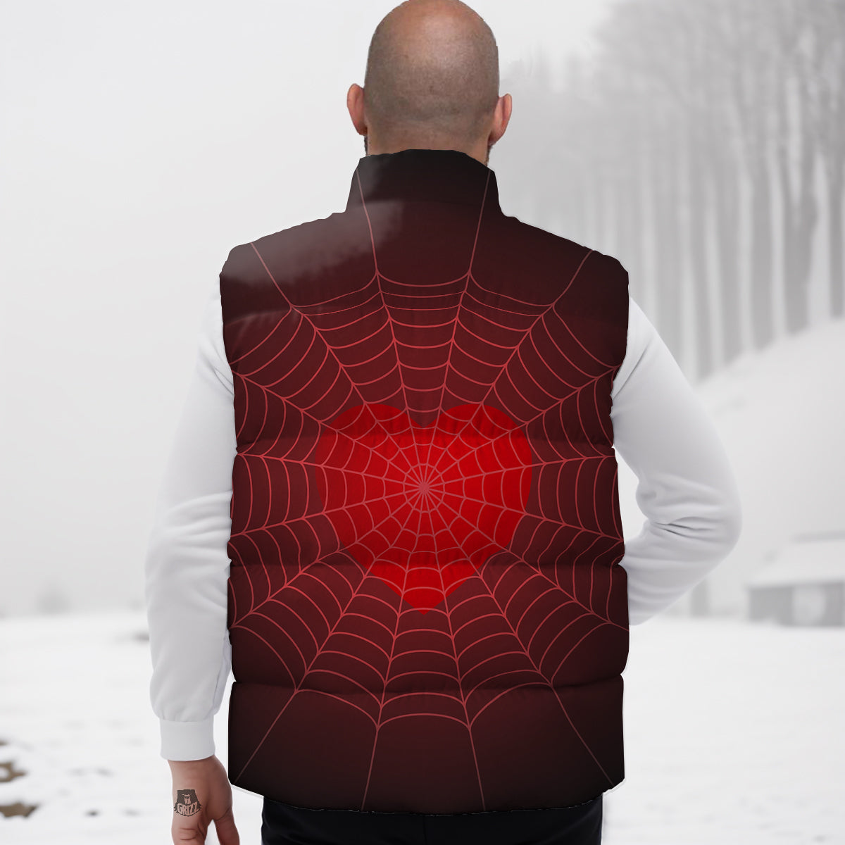 Rasta Reggae Pattern Print Down Vest-grizzshop