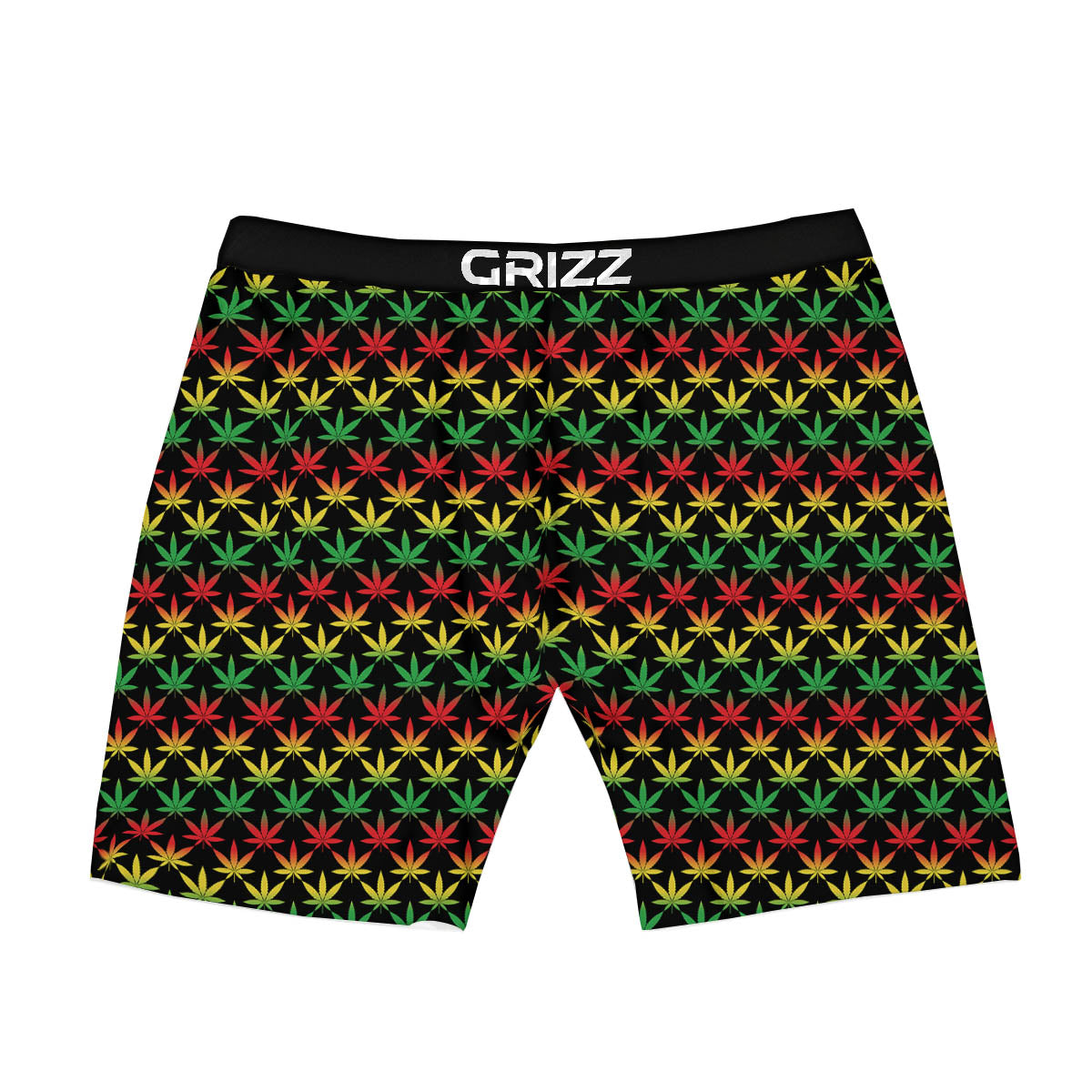 Rasta Cannabis Print Pattern Boxer Briefs
