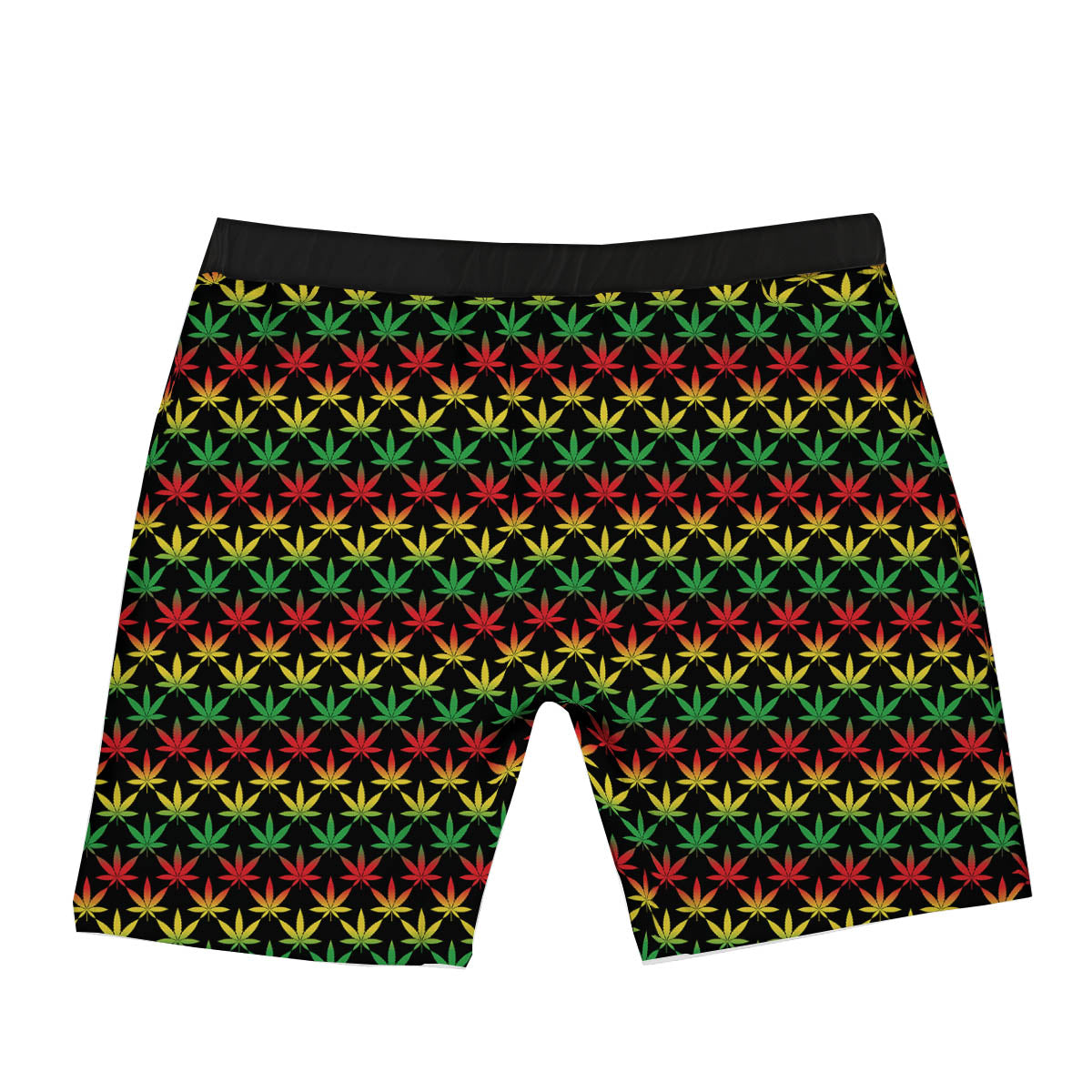 Rasta Cannabis Print Pattern Boxer Briefs