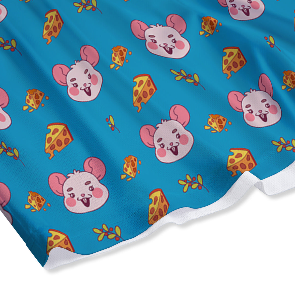 Rat Cute Print Pattern Mesh Shorts-grizzshop