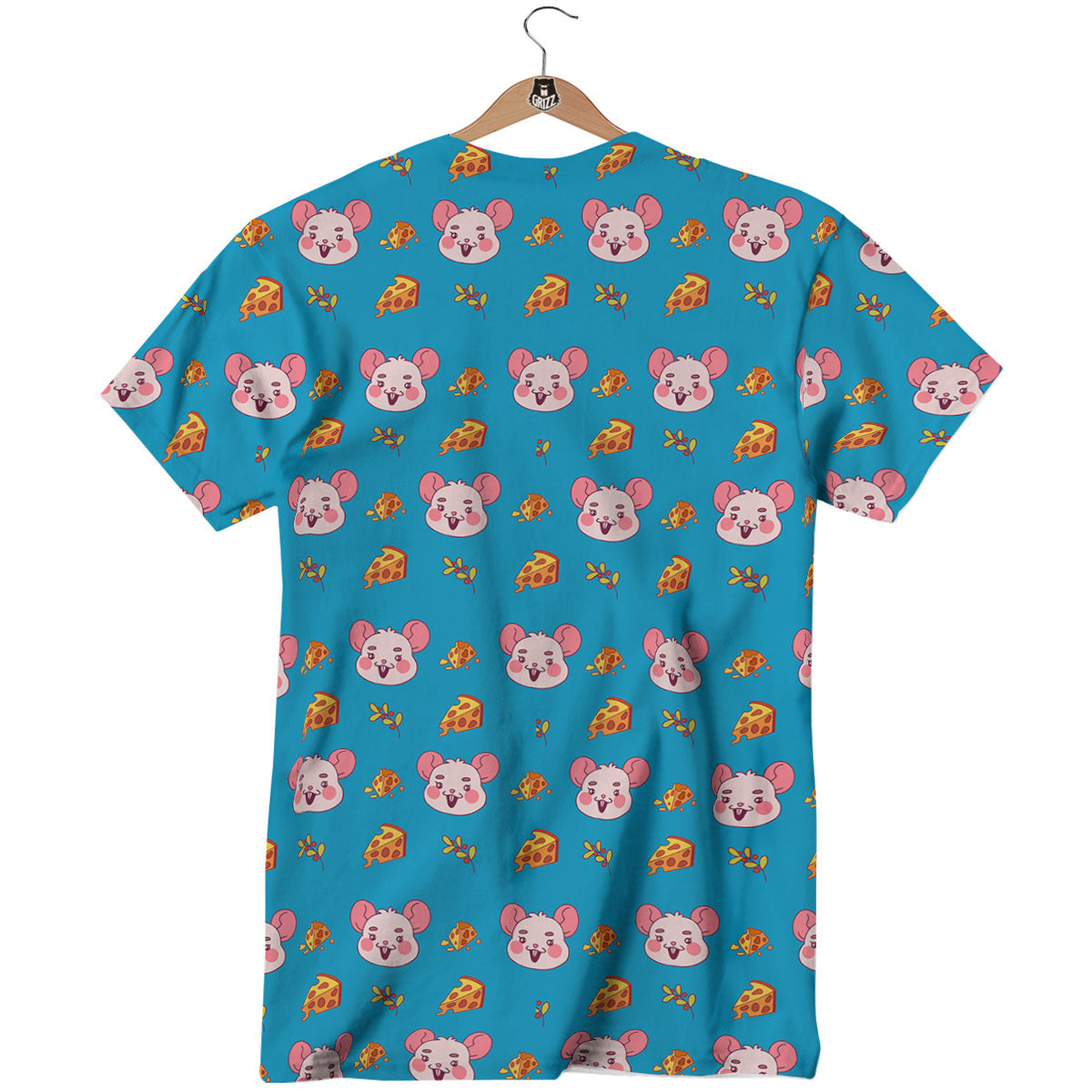 Rat Cute Print Pattern T-Shirt-grizzshop