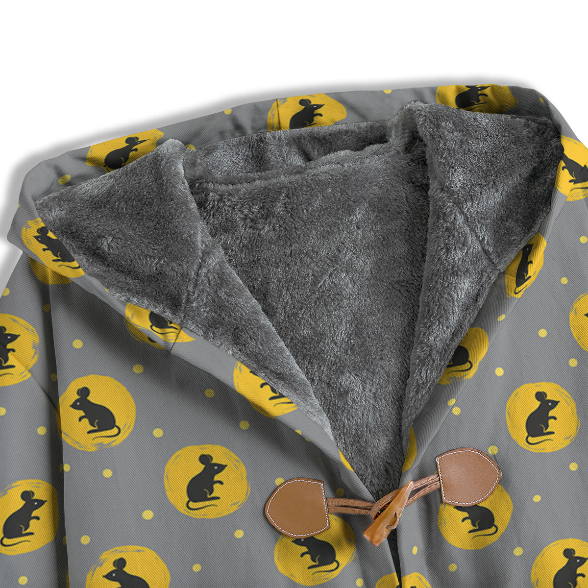 Rat Print Pattern Men's Windbreaker Jacket-grizzshop
