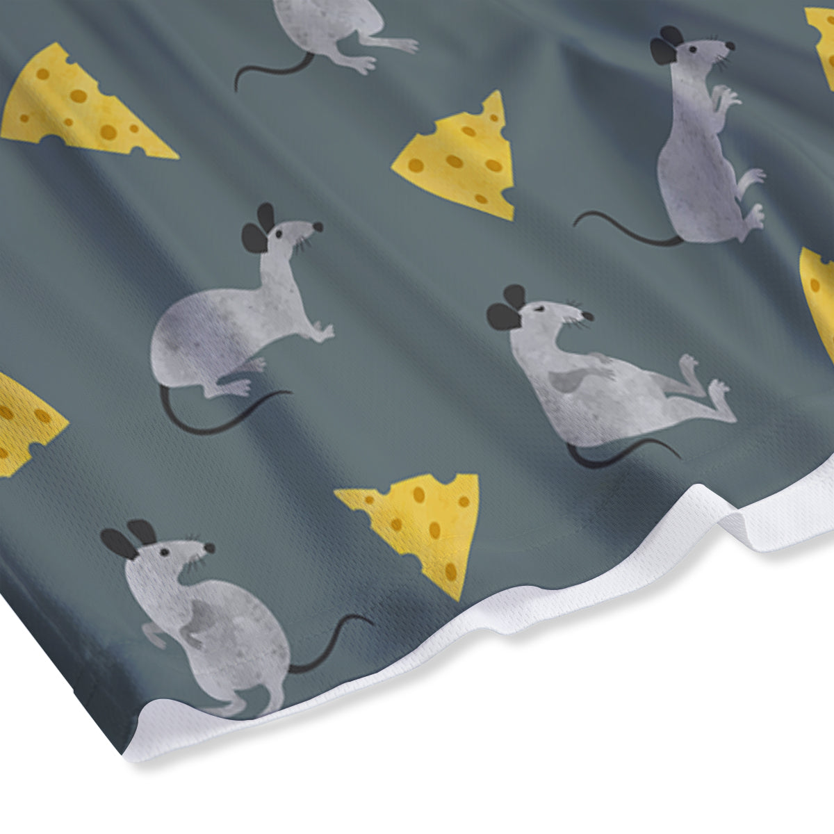Rat Watercolor Print Pattern Mesh Shorts