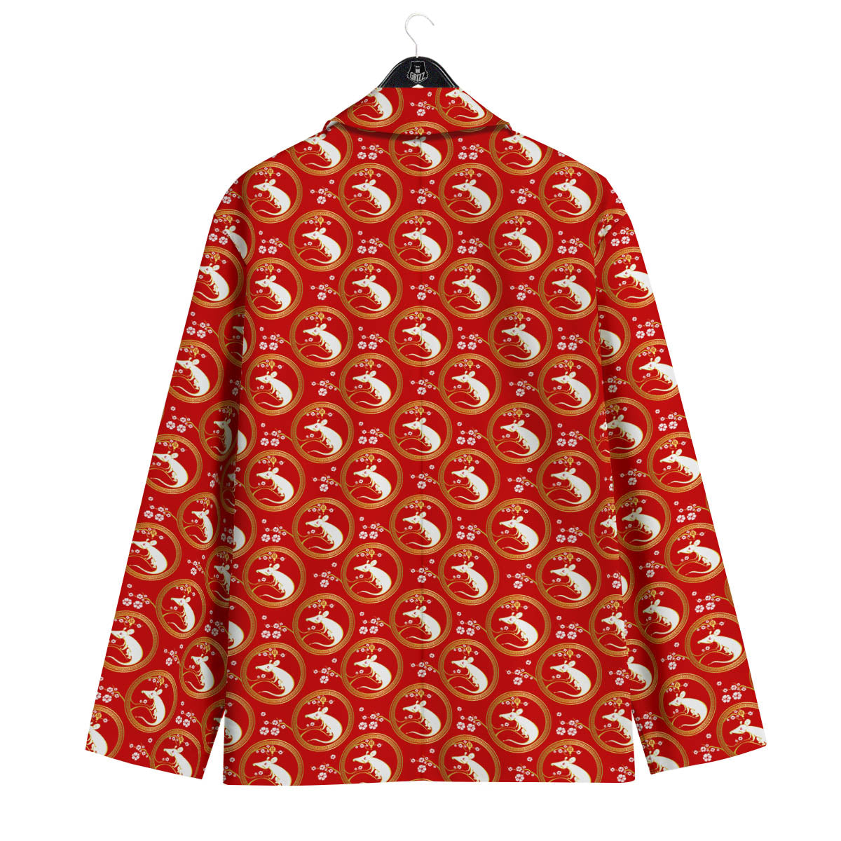 Rat Zodiac Chinese Print Pattern Men's Sport Coat-grizzshop