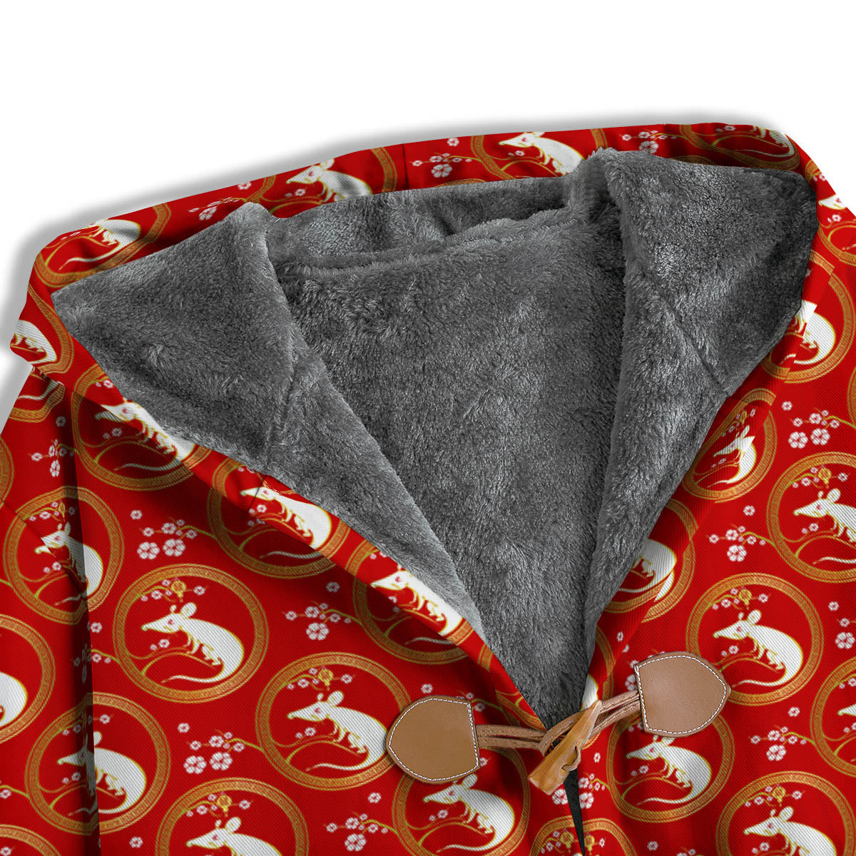 Rat Zodiac Chinese Print Pattern Men's Windbreaker Jacket-grizzshop