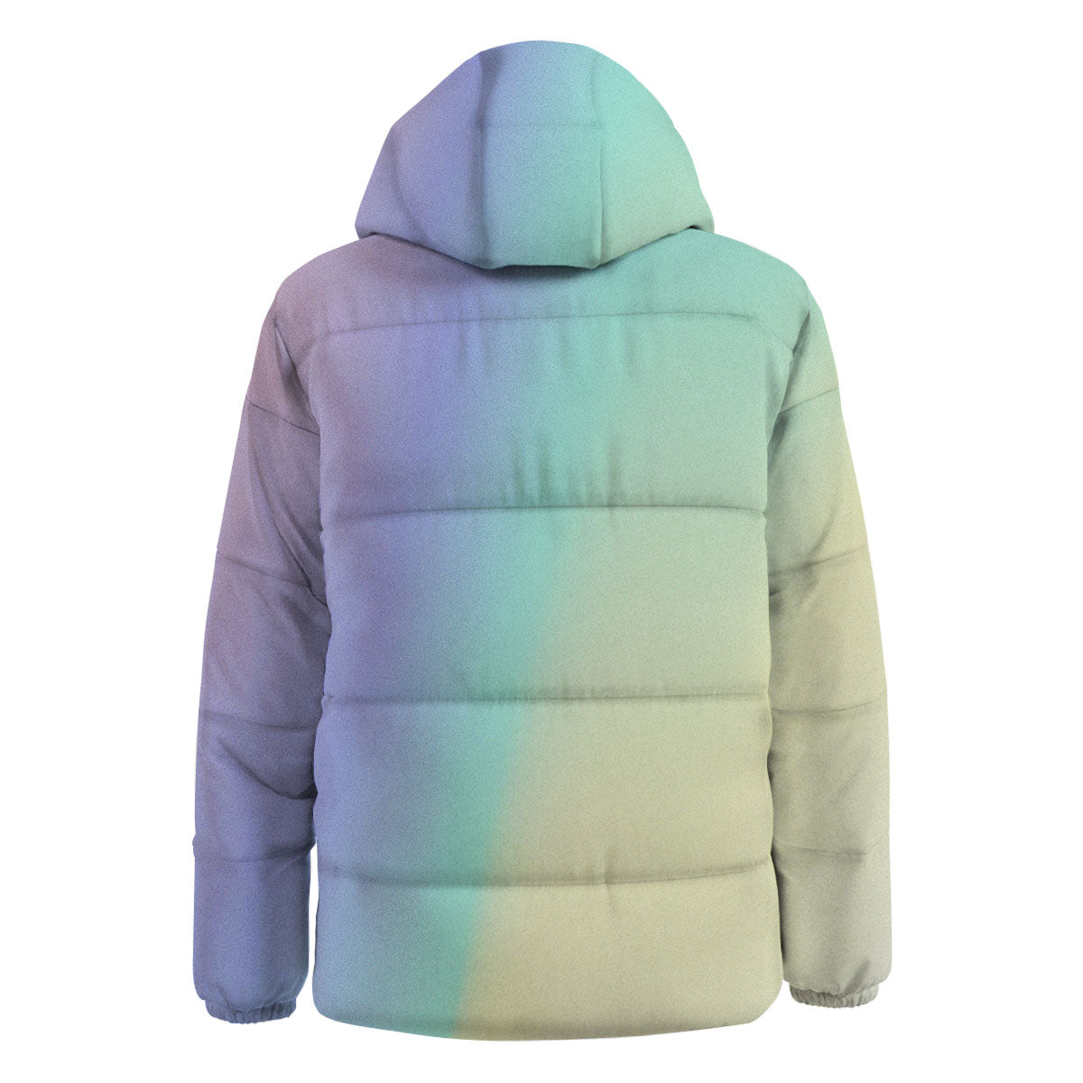 Rave Pastel Print Pattern Down Jacket-grizzshop