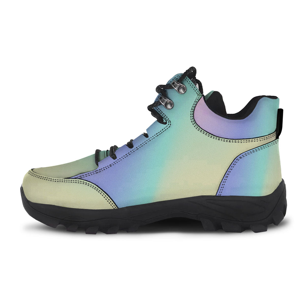 Rave Pastel Print Pattern Hiking Shoes-grizzshop