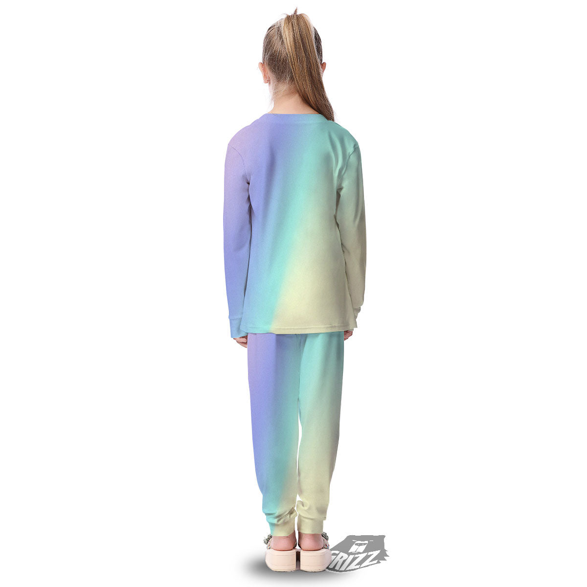 Rave Pastel Print Pattern Kid's Pajamas-grizzshop