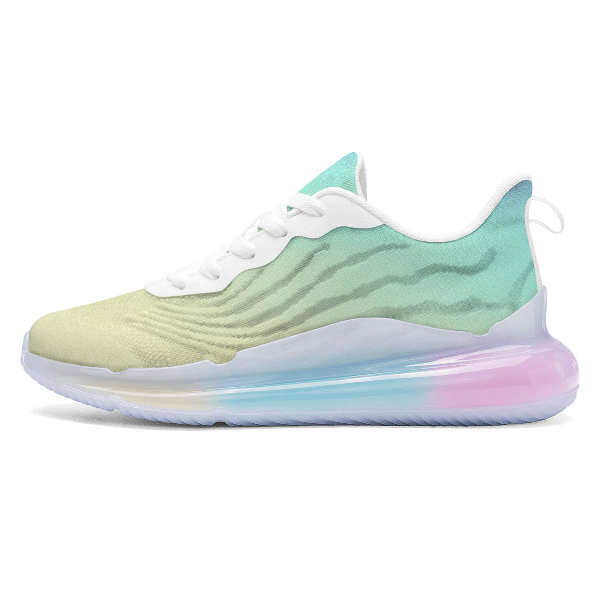 Rave Pastel Print Pattern Running Sneakers-grizzshop