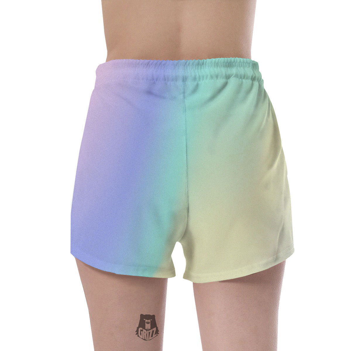 Rave Pastel Print Pattern Women's Shorts-grizzshop