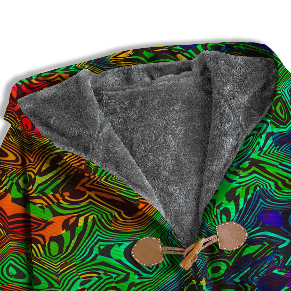 Rave Psychedelic Print Pattern Men's Windbreaker Jacket-grizzshop