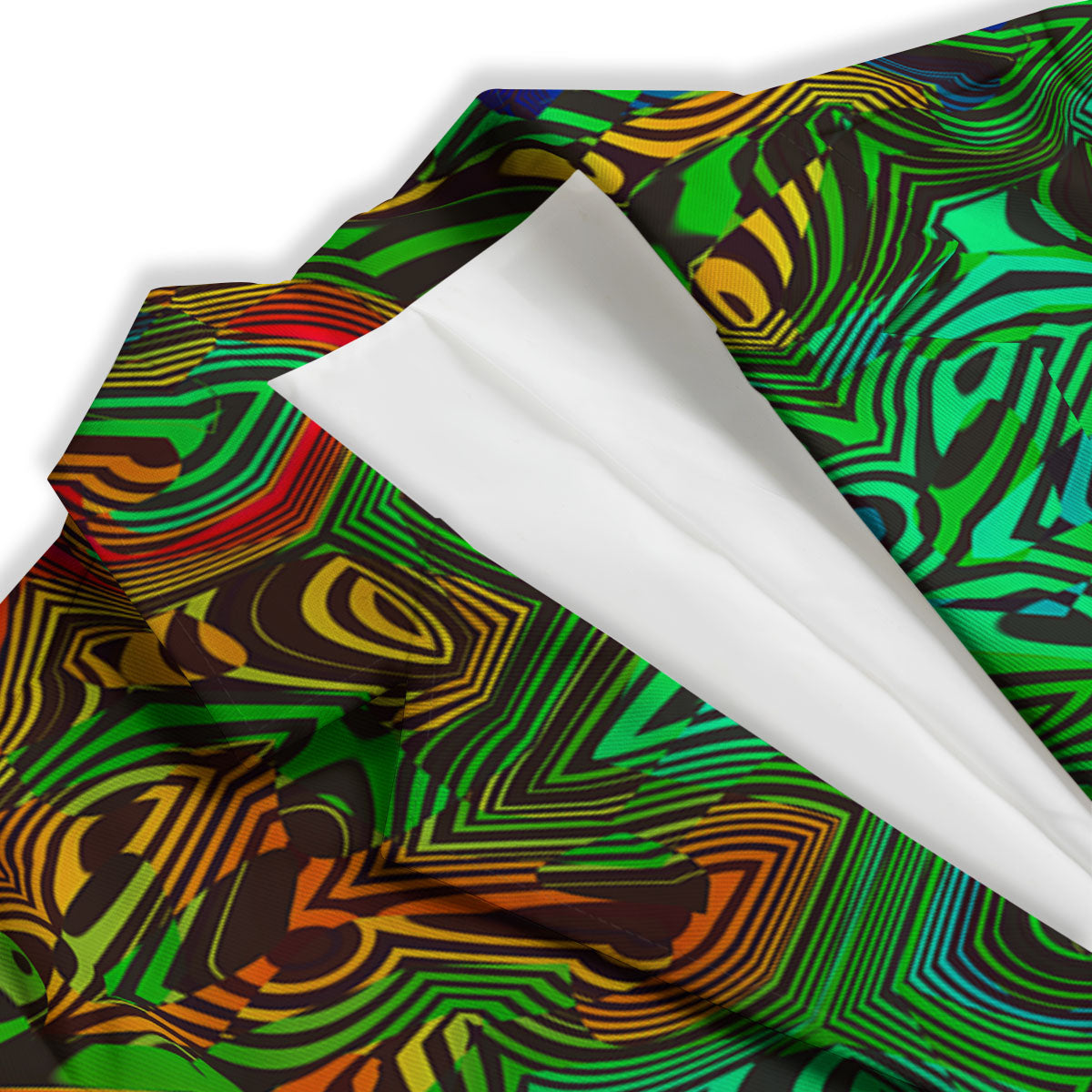 Rave Psychedelic Print Pattern Women's Blazer-grizzshop