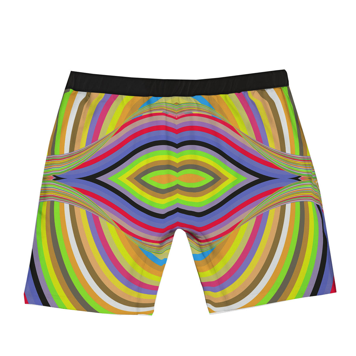 Rave Rainbow Print Pattern Boxer Briefs-grizzshop