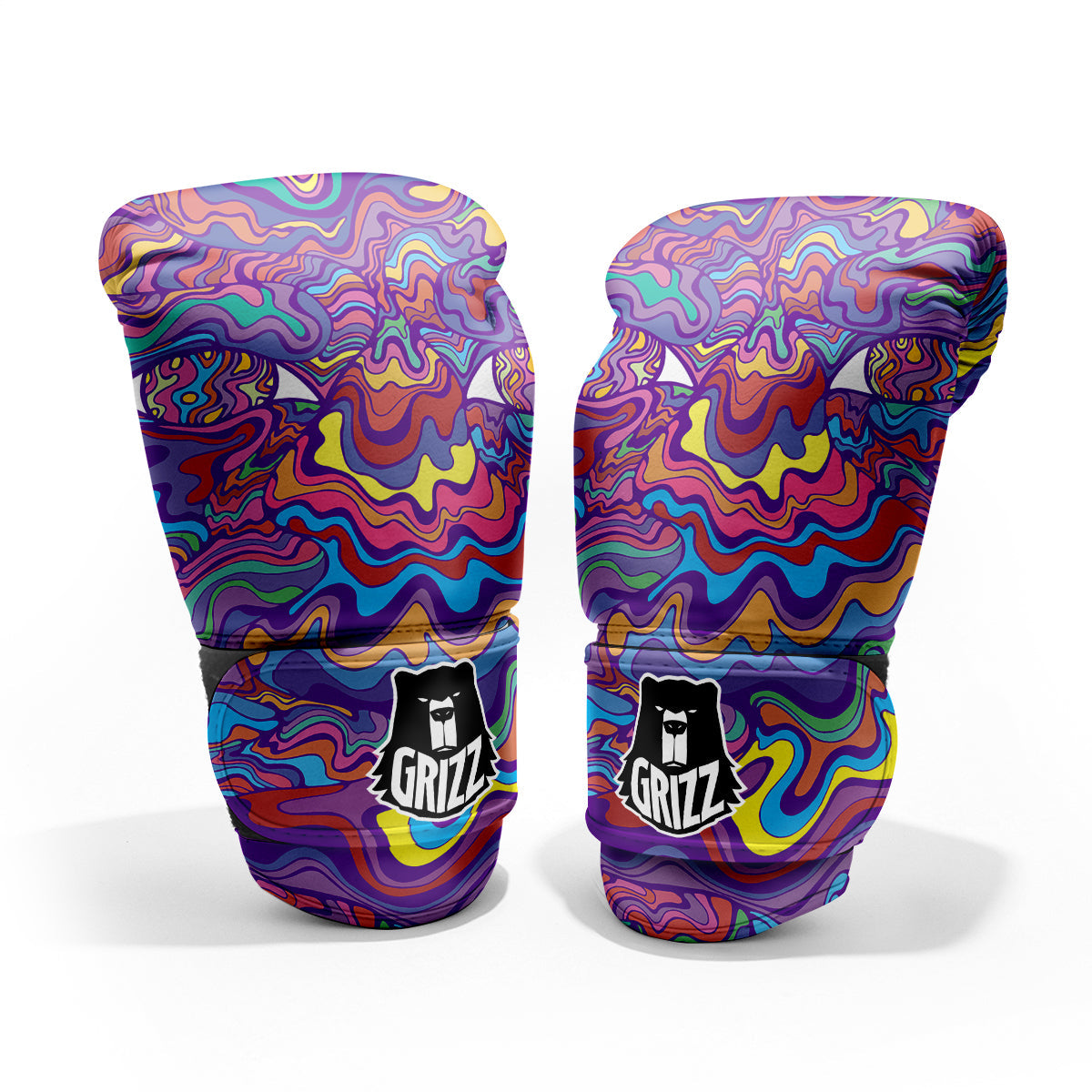 Rave Trippy Print Pro Boxing Glove