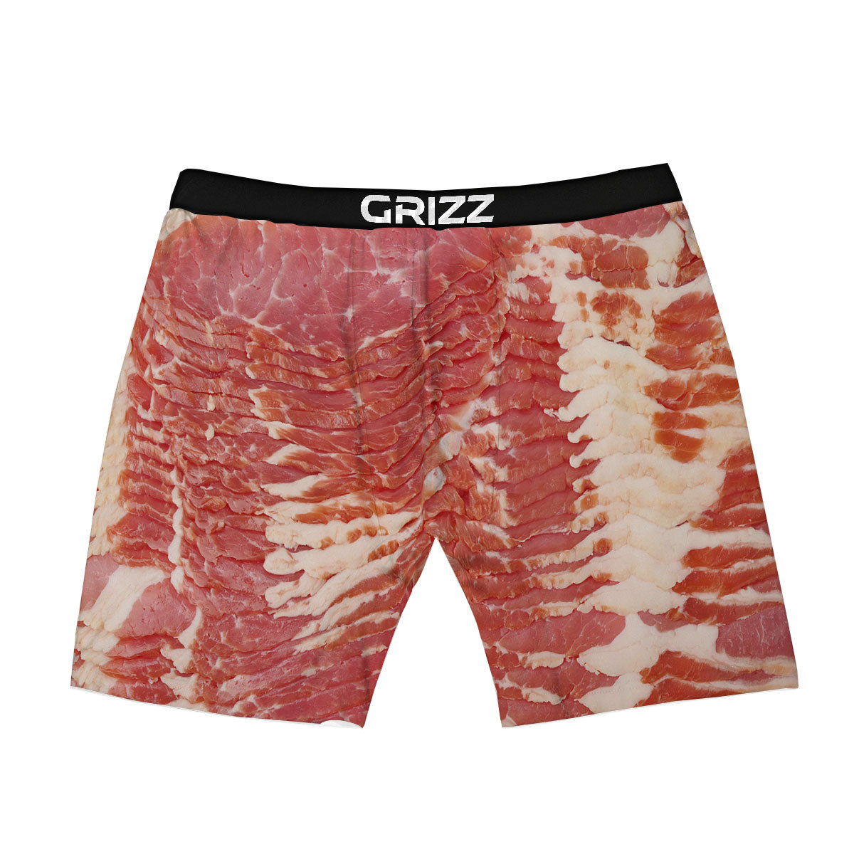 Raw Bacon Print Boxer Briefs-grizzshop