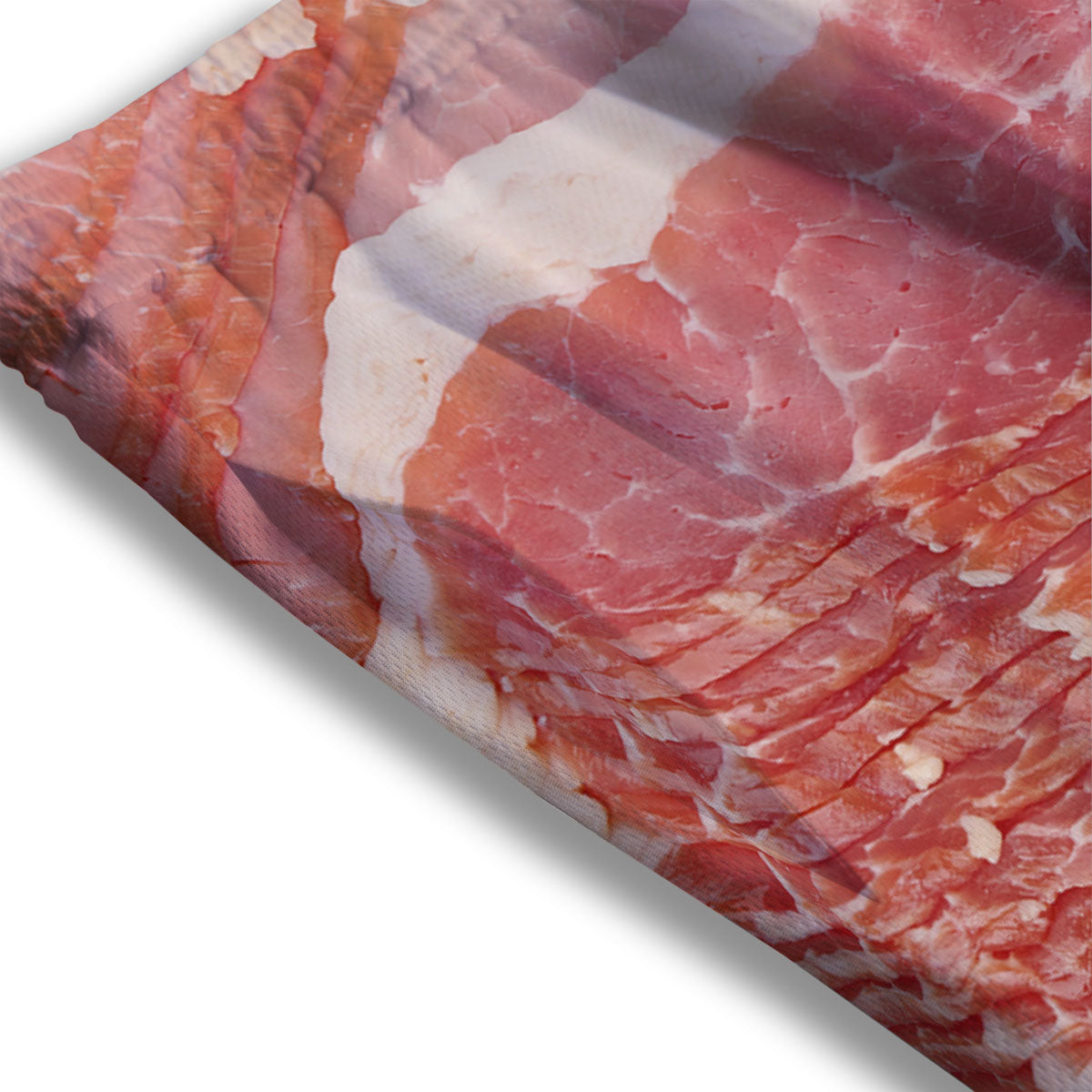 Raw Bacon Print Mesh Shorts