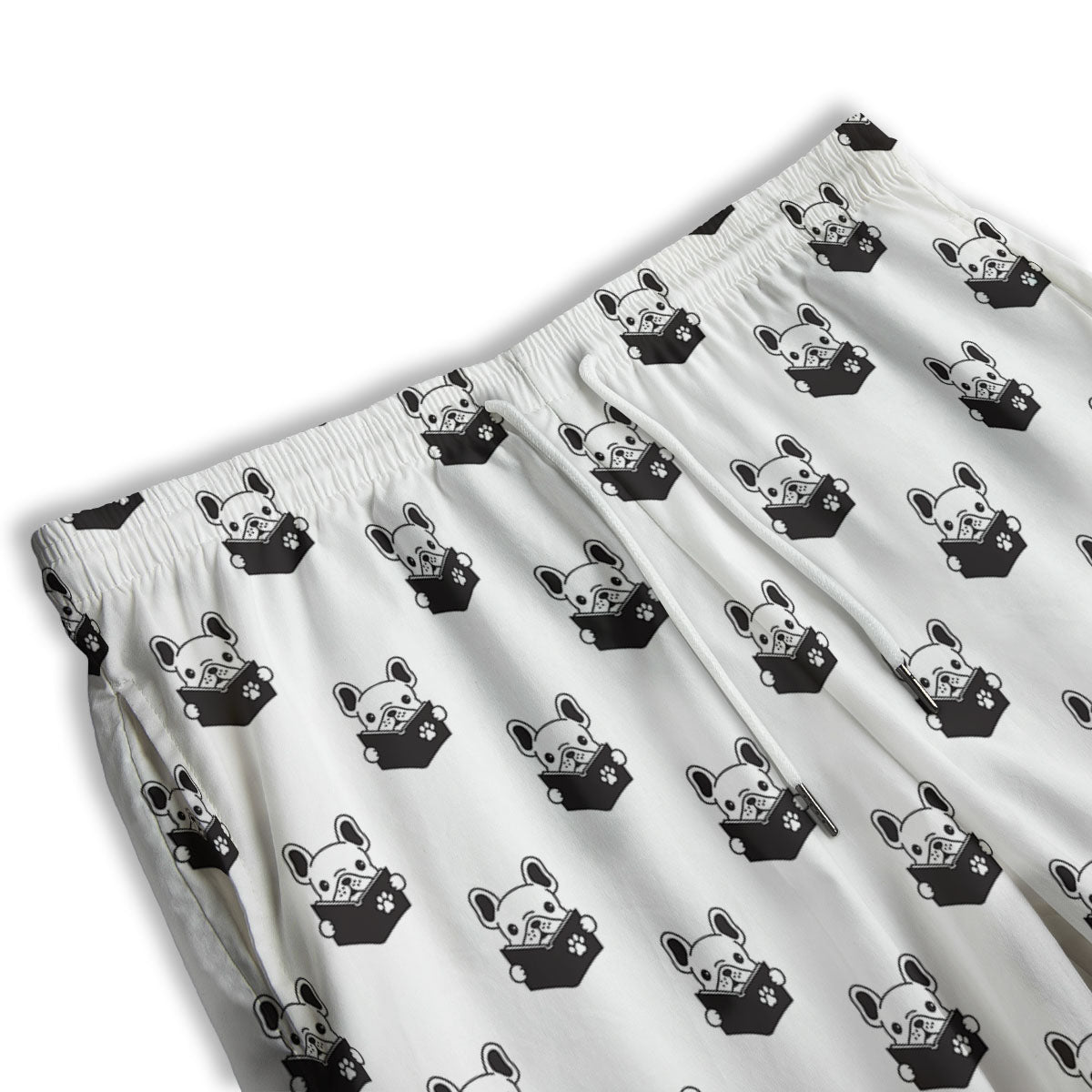 Samurai Woman Japanese Print Men's Athletic Shorts