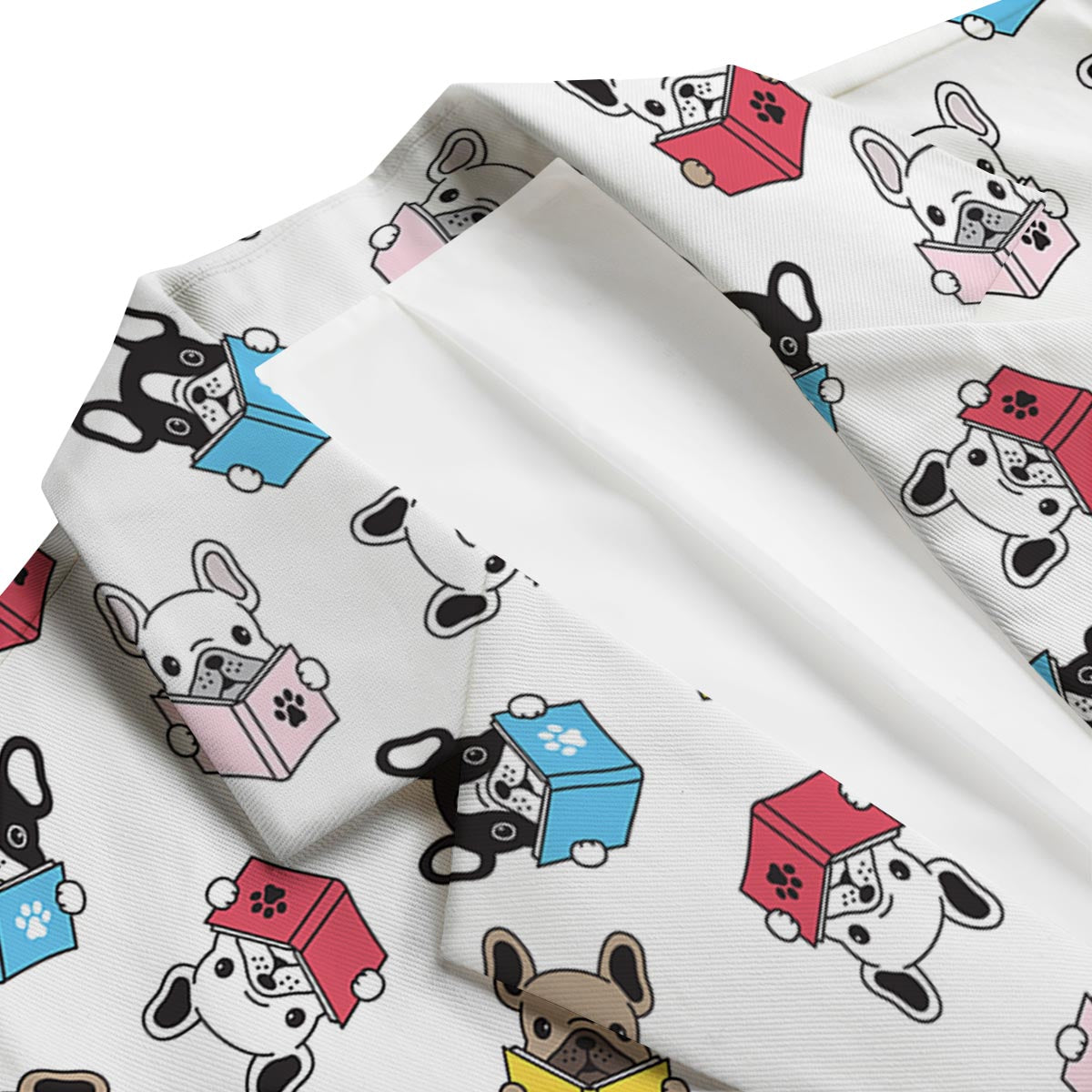 Reading Book Polar Bear Print Pattern Men's Blazer-grizzshop