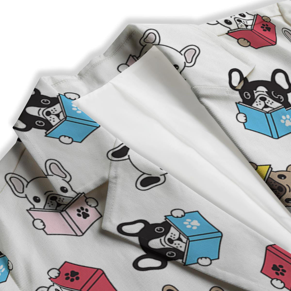 Reading Book Polar Bear Print Pattern Women's Blazer-grizzshop